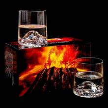 Bicchiere di cristallo da whisky da 8,5 once (241g) per bere bourbon, cognac, whisky scozzese, cocktail