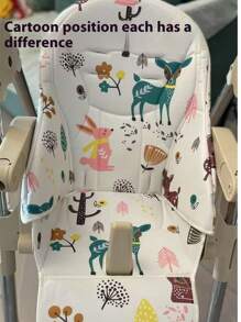 1 pieza Funda de cojín de asiento de tela Oxford para la Silla Alta Pegperego Zero3 Siesta para Bebé, No incluye la Silla Alta