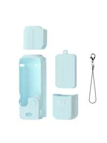 BRDRC Silicone Protective Case Set For OSMO POCKET 3 Camera, Including Body Sleeve, Lens Cover, Screen Shade, Tactile Skin-Friendly Material, Precise Molding, Anti-Scratch (Camera Not Included)