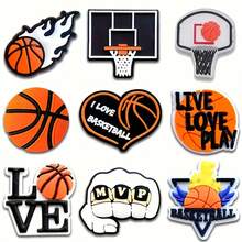 15 accesorios llamativos con tema de baloncesto - Adornos decorativos para zapatillas, para fans y atletas de baloncesto - Agrega un toque de estilo y personalización a tus zapatos - Multicolor - Ver 4