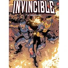 1 pièce Affiches d'art mural sans cadre, Pop Art Deco Invincible Comic War Canvas Poster, Impression d'art mural sans cadre pour la maison, le bureau, le salon, la salle de classe - Œuvre d'art d'intérieur, décoration saisonnière, idée de cadeau facultative