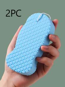 Sponge Bath Rub Fish Scale Patterned Three Dimensional Bath Sheep Bathing Without Hurting Your Skin Painless Bath Scrubbing, Bath Scrubbing Sponge Powerful Mud Scrubbing Bath Towe Bath Towel Without Hurting Your Skin.