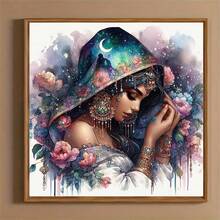 1pc Exotic Dreamgirl 5D Diamond Painting Art Kit, Full Drill DIY Handcraft For Adults Beginners, Stress Relief & Anxiety Reduction Craft, Best DIY Gift For Girlfriend/Mom