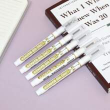 Long Tip Permanent Marker Pen, Oil-Based For Woodwork, Tile, Special Purpose, Construction Site, Long Nozzle Black Deep Hole Marking Fine Tip Extra Long, Waterproof, Oil-Proof, Red Non-Fading