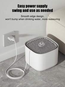 نافورة مياه أوتوماتيكية للقطط مع فلتر، سعة كبيرة، موزع مياه أليكتروني---أذكي للحيوانات الأليفة، تصميم دفق هادئ، مضخة مياه قابلة للضبط، تدوير مياه منخفض الديسيبل، مناسبة للكلاب والقطط