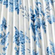 女士印花圆领百褶下摆系带无袖连衣裙 - 白色 - 查看 5