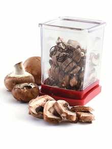 水果蔬菜快速切片机，杯形切片机不锈钢水果切片机杯形鸡蛋切片机，水果蔬菜快速切片机，不锈钢草莓切刀，厨房便携式切片工具蔬菜切割厨房小工具 - 彩色 - 查看 3