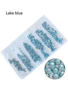 1728 Pcs Flat Back Crystal Glass Nail Art Rhinestones. 4#-12# 6 Sizes Mix DIY Decorations For Nails, Clothes, Bags, Hair Accessories, Cars, Beddings, Pendants, Etc. Suitable For Teenage Girls, Women Nail Art, Eye Makeup, Face Stickers, Jewelry Decoration Flat Back Rhinestones. 6 Bags Of Crystal Glass Flat Back Rhinestones. Nail Charms Nail Gems Nail Supplies