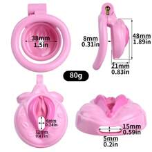 1set, Chastity Lock, The Man Plays The Woman, Cock Cage, Male Chastity Devices Lock 4 Rings, Role-Playing Flirting, Couple Sex Toys, Men Adult Sex Toy