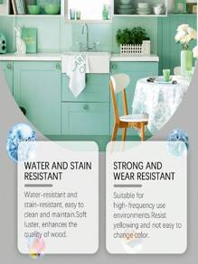 100g Water-Based Wood Furniture Decorative Paint, Suitable For Refinishing Wood Doors, Furniture, Windows, Colorful Water-Based Wood Coating (Recommend To Buy Multiple Pcs!)