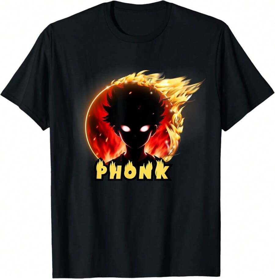 Camiseta Phonk para personas que aman la música, para hombre, mujer y niño - Negro - Ver 1
