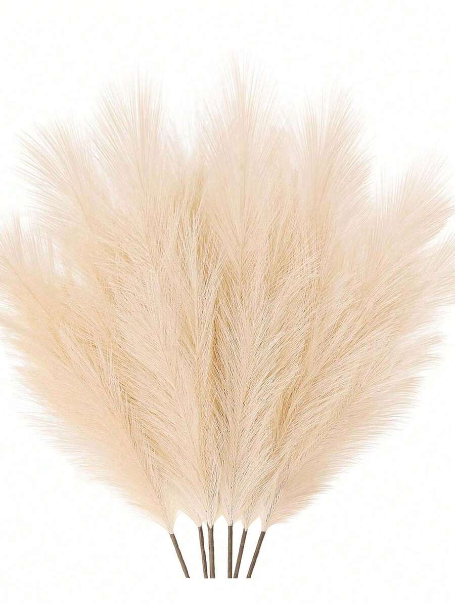 5支/10支/20支人造蘆葦草,55cm/21.65in仿真芒草枝,適用於落地花瓶花藝、波希米亞風居家廚房裝飾、客廳裝飾、婚禮派對裝飾(米色),仿真植物,秋季裝飾,房間裝飾,桌面裝飾,花園裝飾,房間裝飾用品,情人節禮物,生日畢業禮物,秋季裝飾,秋季 - 米色 - 查看 1