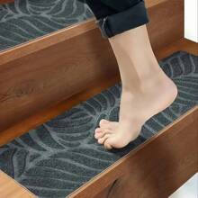 1/7/15 pièces Tapis d'escalier intérieur confortables et doux, tapis d'escalier, marches en bois, tapis antidérapants pour marches d'escalier, tapis antidérapants pour escaliers intérieurs en bois, tapis d'escalier autoadhésifs antidérapants, tapis d'escalier pour marches en bois, tapis de passage pour marches en bois, tapis d'escalier pour marches en bois intérieures