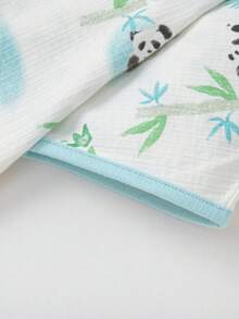 Balabala 婴儿两件套睡衣套装、传统风格睡衣和家居服 - 白綠色調 - 查看 6