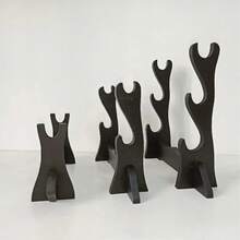 Estante de Katana de 3 capas, soporte de espada de madera, expositor de pie, soporte de katana samurai japonés, organizador de decoración para el hogar - Pequeño-12 cm - Ver 5