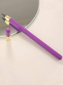 1 pieza Lápiz transparente de acrílico con mango duradero, irrompible, sin necesidad de afilar, para dibujar y escribir, suministro para estudiantes, de regreso a la escuela