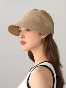 Hats For Woman Baseball Cap Spring And Summer Face-Covering Sun Hat, Lightweight And Foldable, Fashionable And Versatile Hat, Suitable For Daily Use
