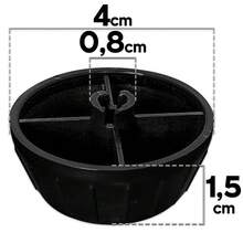 2 Botão do Timer para AiFryer Britânia Pró Saúde - Preto - Visão 4