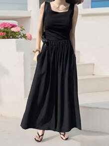 Women Wide Leg Pants, Elegant High Waist Loose Solid Casual Long Trousers Streetwear