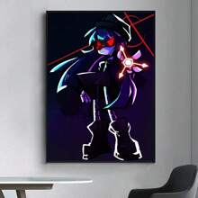 1pc /3PCSWall Arts Posters Optional Frame Anime Vintage M- Drone Poster Fancy Poster Living Room Bar Retro Decorative Painting Middle Suitable For Living Room, Bedroom, Kitchen, Home Office - High Quality, Indoor/Outdoor Frameless/Framed Canvas Art