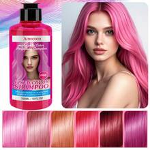 Amococo Fixed Color Shampoo 300ml - Long-Lasting Color Protection For Vibrant 6-Color Available Hair Shades, Lock For 150 Days - Pink 300ml - View 4