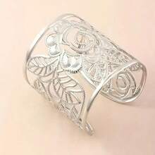 1pc Women's Fashion Hip-Hop Style Flower Pattern Bracelet - Flower Style Bracelet - View 10