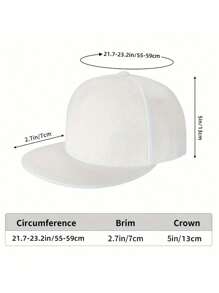 5pcs/Set Customizable Hip-Hop Caps - Made Of Breathable Polyester, Adjustable Buckle Closure - Customize Your Own Logo Or Image For Weddings, Bridesmaids, Truckers, Festivals And DIY Gifts - Fantasy Themed, Washable, Valentines Gift Ideas | Customizable Flat-Brimmed Caps