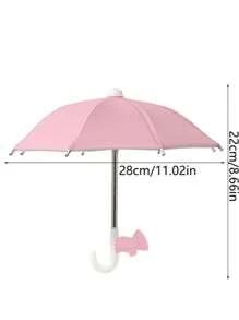 Phone Umbrella For Sun Cell Phone Umbrella Sun Shade, Mini Umbrella For Phone With Universal Adjustable Piggy Suction Cup Stand Outdoor, Sun Shade For Cell Phones, Kindle, IPad Navigator Phone Umbrella For Sun Shade Mini Phone Umbrella , Anti-Glare Sun Shield Cell Phone Cover, Protect Your Phone From Rain And Sun, Screen Blocking Glare Anti-Reflection Travel Essentials Travel Accessories Travel Must Haves Beach Vacation Summer Holiday School Accessories Back To School Supplies Stuff