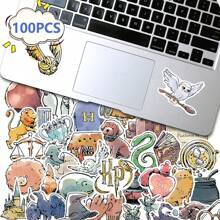 Harry Potter 50Pcs Harry Potter Hogwarts Watercolor Wizarding Animals Elves Props Waterproof Vinyl Stickers, Cartoon Aesthetic Stickers For Classroom Rewards Water Bottles Luggage Scrapbook Journal Car Guitar, Art Stickers For Teens Adults,Water Elf,Harry Potter Boys,Girls Stickers,Harry Potter,Stickers,Classroom