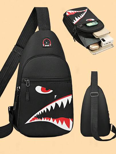 Nueva bolsa de pecho impermeable y resistente al desgaste de tela Oxford para hombres, mochila pequeña de moda de lona y nailon, bolso bandolera cruzado de estilo urbano