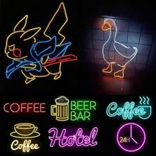 1 Pc, 9.8Ft/16.4Ft Glow EL Wire Cable LED Neon Christmas Dance Party DIY Costumes Clothing Luminous Car Light Decoration Clothes Ball Rave With Battery Drive Box