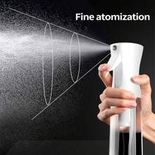 1pc 7oz/10oz/17oz Hair Spray Bottle – Superfine Continuous Water Mister For Hairstyling, Cleaning
