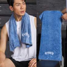1pc Sports Towel For Gym, Soft Workout Sweat Towel, Bath Towel, Running Towel, Yoga/Pilates Towel, Outdoor Sports Towel, All-Season Use