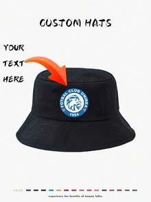 可定制印花渔夫帽，男女通用时尚休闲防晒帽，定制您自己的设计、文字、照片、徽标的理想礼物，适合男士、女士、男朋友、女朋友、家人、朋友、宠物，非常适合毕业典礼、婚礼、节日，耐用、色彩鲜艳、可爱、迷人、有趣、卡哇伊、Y2K、时尚、男女通用、休闲、定制、个性化、独特、定制，送给他的理想礼物，送给她、她、男朋友、女朋友、家人、朋友的理想礼物 - 漁夫帽 - 查看 2
