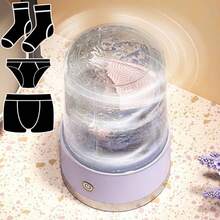 便携式 USB 供电自动洗衣机，无需电力或组装，适用于商务旅行、家庭、房车、洗内衣和袜子、清洁工具、家庭、公寓、旅行、户外露营的衣物清洁剂