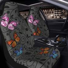 1pc Fantasy Butterfly Car Seat Cover (Front Single Seat) - one-size - View 1