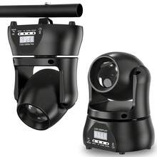 SEBRUANC 40W Mini Beam Moving Head Light LED RGBW 4 In 1 Strobe Stage Party Light DMX Remote Music Control Suitable For Small Performance DJ Disco Party Birthday Entertainment - 查看 5