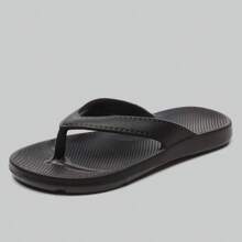 Eid Al-Adha Damen Sandalen, Herren Zehentrenner, weich gepolsterte geruchslose EVA Schwarz Innen- und Außen Strandpantoffeln