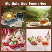 Wooden Coffee/Tea Stirrers, Disposable Paddle-Shaped Mixing Sticks For Hot And Cold Drinks Back To School
