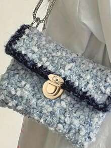 Gold Metal Twist Lock For Shoulder Bags, Handbag Lock, Diy Craft, Durable Snap Closure, Mother's Day Gift, Diy Handbag And Wallet Accessories, Fashion Round Design, Perfect For Handbags, Wallets, Pearl Bags And Craft Projects, Diy Wallet Making, Best Gift For Women, Mother, Wife, Girlfriend - Gold - View 2