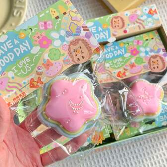 1pc Soft Putty Doll With Random Dopamine Star Stress Relief Squeeze Toy