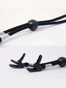 1pc Outdoor Travel Hat Clip Hook, Black, For Summer Sun Hat, Handbag, Scarf Storage