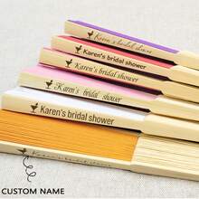 Bulk Bridal Shower Fans Favor For Guest Bachelorette Party Fans Hand Fans Engagement Gift Unique Bridal Shower Gift Future Mrs Favor Fans,School Supplies,Back To School,School Gift,For Office,For School,For Classroom,For Teacher Gifts,For University,For Colleague,For Dorm Rooms,For Teacher,For Boys And Girls,For Teenagers,Junior High School Students,Middle School Students,High School Senior High School Students,College Students,University Students,Freshman,Sophomore,Underclassmen,Durable,Colorful,Cute,Adorable,Funny,Kawaii,Y2K,Stylish,Unisex,Casual,Custom,Personalized,Unique,Customized,Ideal Gifts For Him,Ideal Gifts For Her,Her,Boyfriend,Girlfriend,Family,Friends - Multicolor - View 1