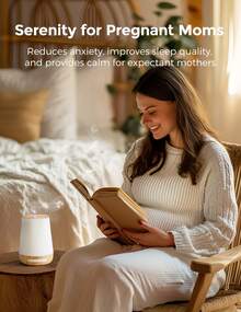 Baby Sound Machine, Momcozy White Noise Machine For Baby Sleeping With Night Light, Toddler Sleep Trainer With 34 Soothing Sounds, Timer, App Remote Control, Personal Sleep Routine - 黃色 - 查看 7