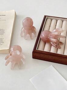 1 件大号章鱼形树脂按摩梳，宽齿头部按摩器，短齿，舒适圆形刷毛，多色可选，树脂刮痧板，指压，缓解头皮瘙痒，头部按摩工具，头发，美发工具，护发，学校，返校，旅行，旅行必需品，家居必需品，水疗，按摩工具，按摩，按摩器，水疗 - 彩色 - 查看 6