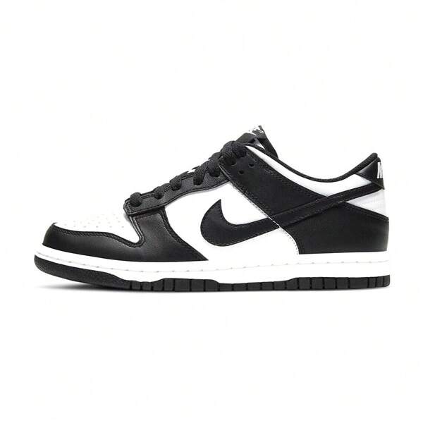 Big Kid's Nike Dunk Low Retro "Panda" White/Black-White (CW1590 100)