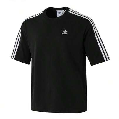 Adidas Oversize tee 三葉草男裝 運動T卹跑步健身訓練短袖舒適半袖 IZ1832