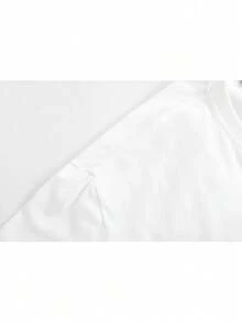 Blanket T Shirt, European American Street Style Tee- Men's T-Shirt Summer Short Sleeve Casual Comfortable Cotton Top Fashion Outfit Street Wear Essential Urban Clothing - 白色 - 查看 4