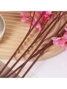 Kit 10 Artificial Flower Bouquet, PINK Peach Flower, Oriental Style For Wedding Decoration 65CM - Màu Hồng baby - Xem 8