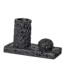 1 Stück Harz Galaxy Textur Design Räucherstäbchen Halter, Salbei Stange Halter, Räucherstäbchen Halter & Kerzen Tablett Set, multifunktionale Dekoration - einzigartiges Wohnaccessoire für Entspannung und Meditation